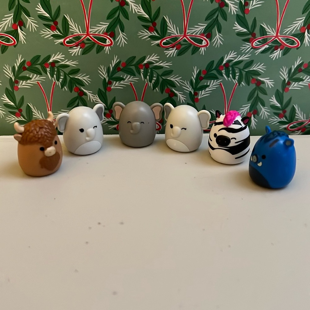 6 piece squish-a-long Safari sat